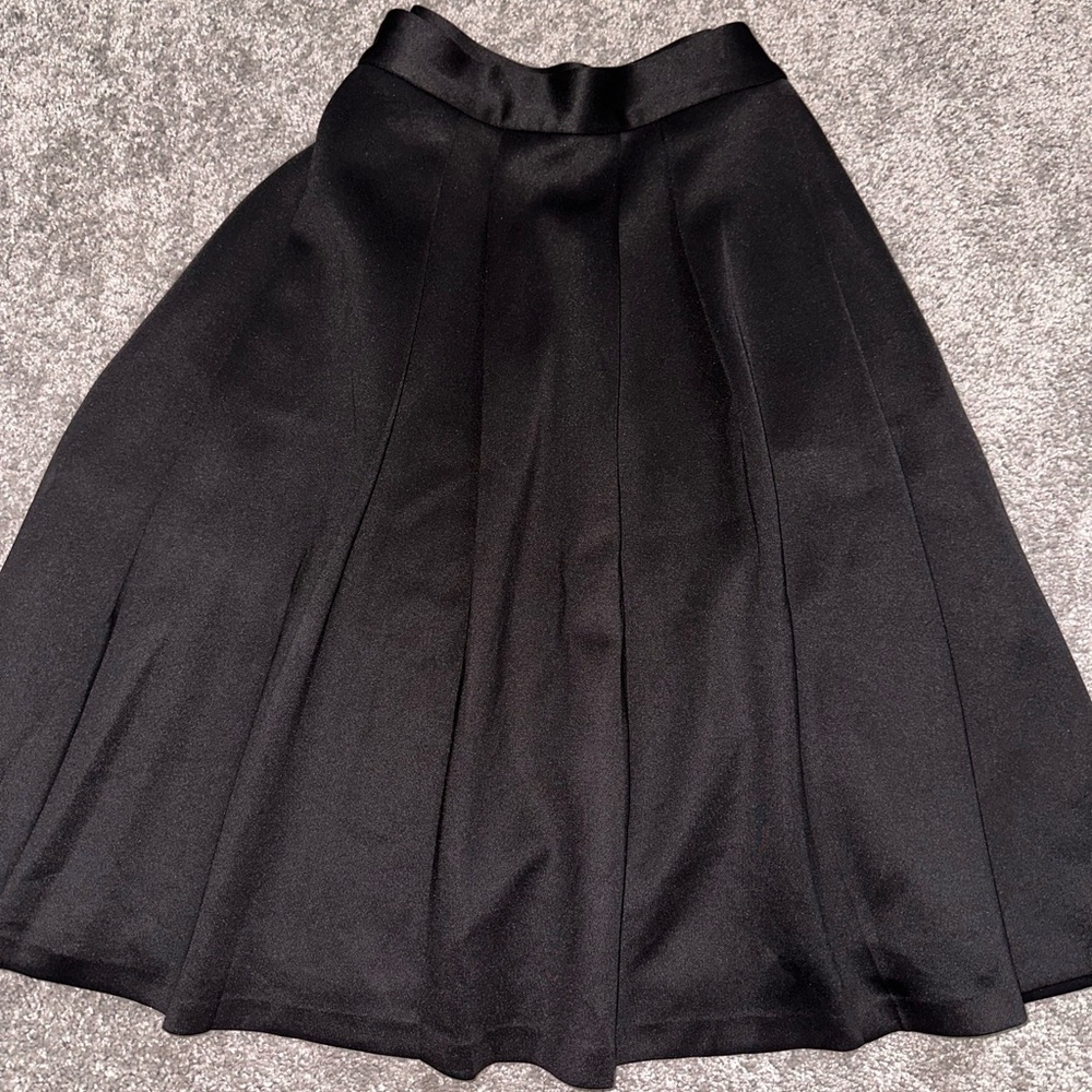 Catherines Classic Black A-Line Skirt